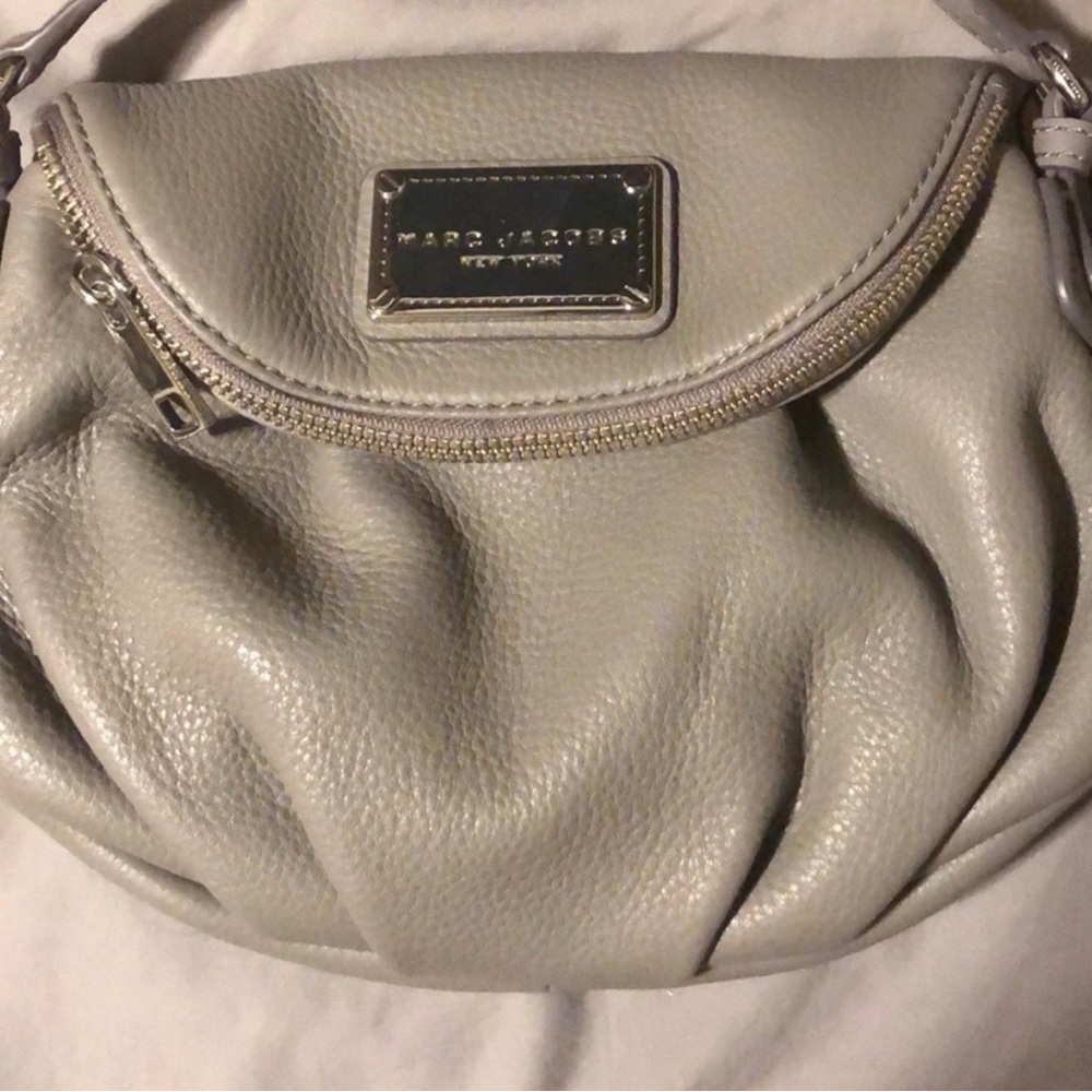 Marc Jacobs Silver and Gray Women's Backpack